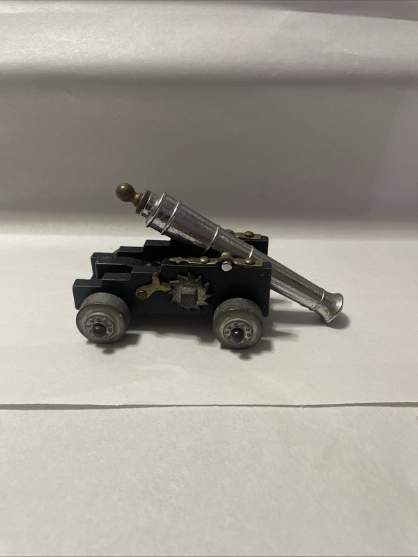 Vintage Cast Iron Die Cast Toy Cannon Made In Italy #1