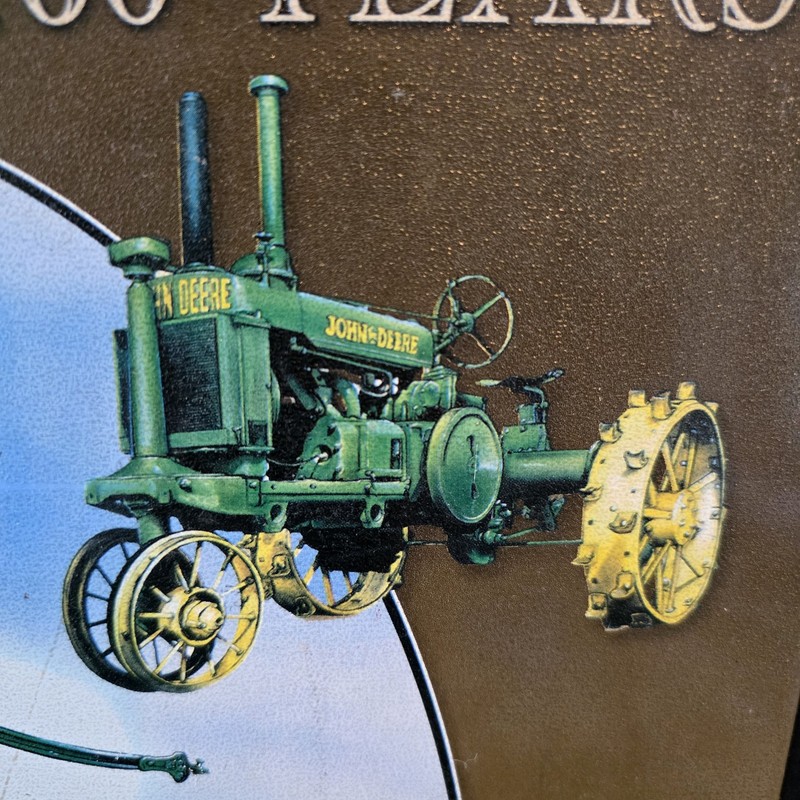 John Deere Celebrating 160 Years Vintage Metal Sign Tractor Farmhouse Decor USA gallery