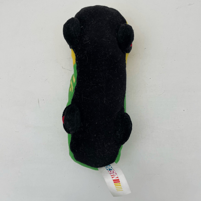 John Deere Green and Yellow Nascar Race Car Plush Beanie Toy gallery