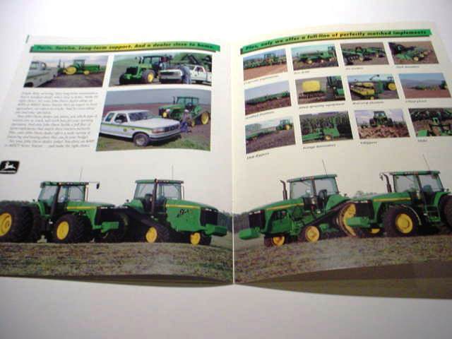 John Deere 8100 8200 8300 8400 Wheel & Track Tractors Excellent Literature # gallery