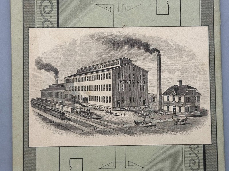 1880s CROWN GRAIN DRILL Farm Advertising Victorian Trade Card Bookletg PHELPS NY gallery