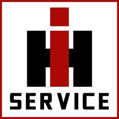 International Harvester IH Service NEW Sign 28″ Dia. Square AMERICAN STEEL
