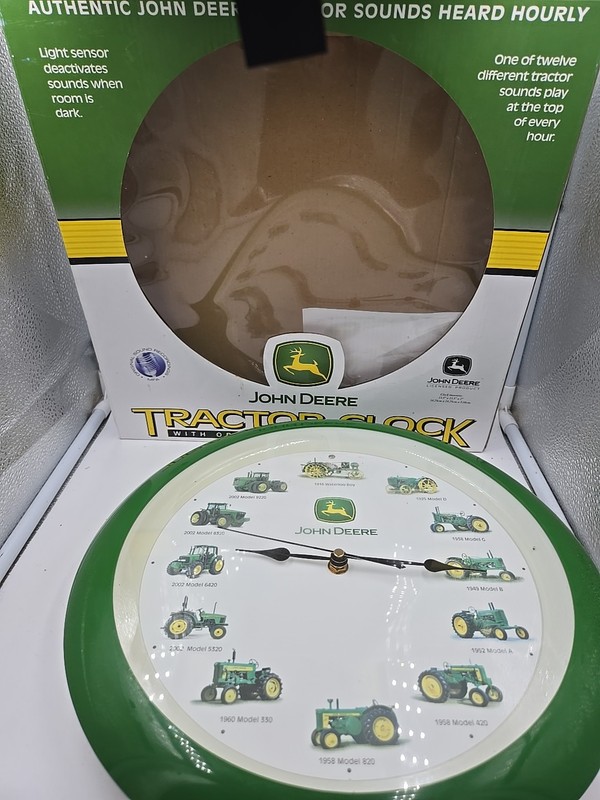 John Deere Tractor Clock For Parts And Repair