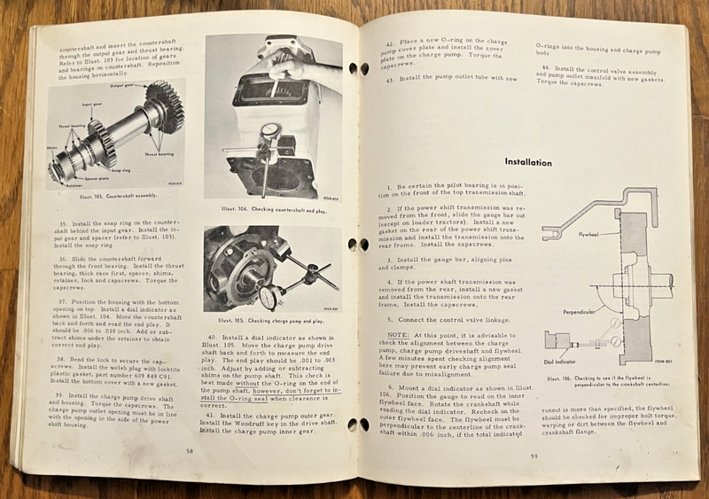 International 500 Series Crawler Tractor Power Train GS-1373 service manual gallery