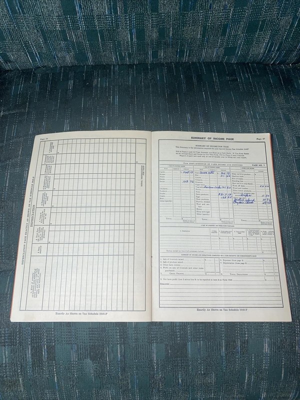 1949 Farm Record Book Chippewa Falls, Wisconsin Rendering Works Phone ￼ gallery
