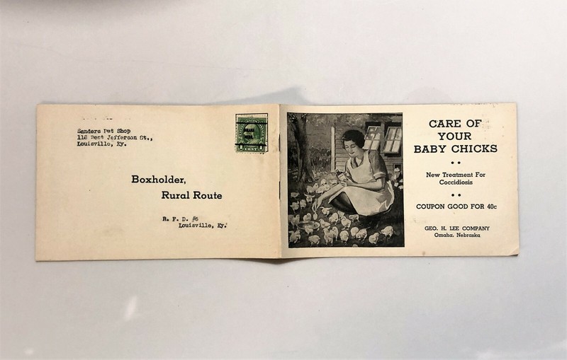 1939 Care of Your Baby Chicks Advertising Coupon Booklet Geo. H Lee Co. Omaha