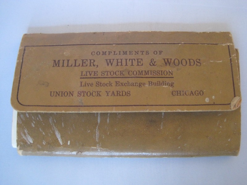 Miller White Woods Livestock Commission Folder 6″x3.5″