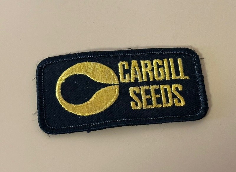 Cargill Seeds Impressive 3.75” Wide Cloth Embroidered Advertising Patch