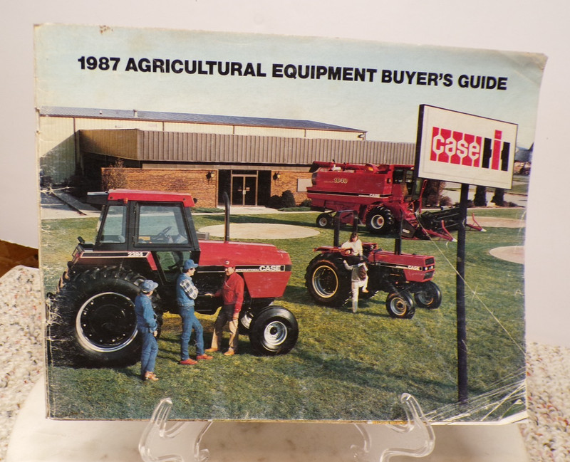 1987 CASE IH BUYER’S GUIDE FULL-LINE TRACTOR-COMBINE-IMPLEMENT SALES BROCHURE
