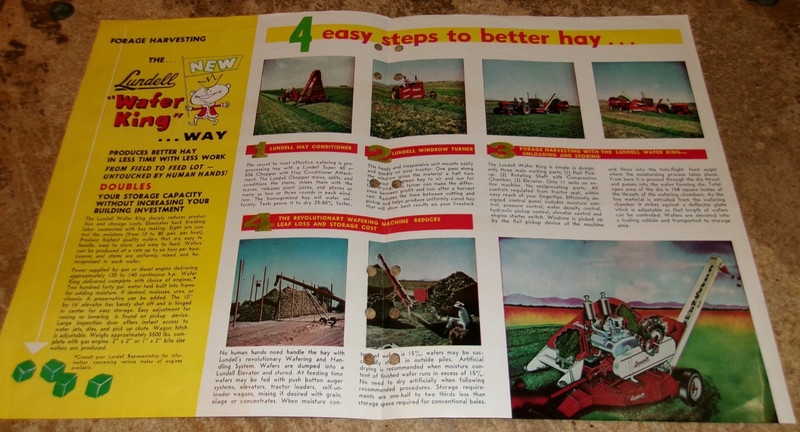 vintage lundell wafer king 2 page brochure in very good shape used gallery