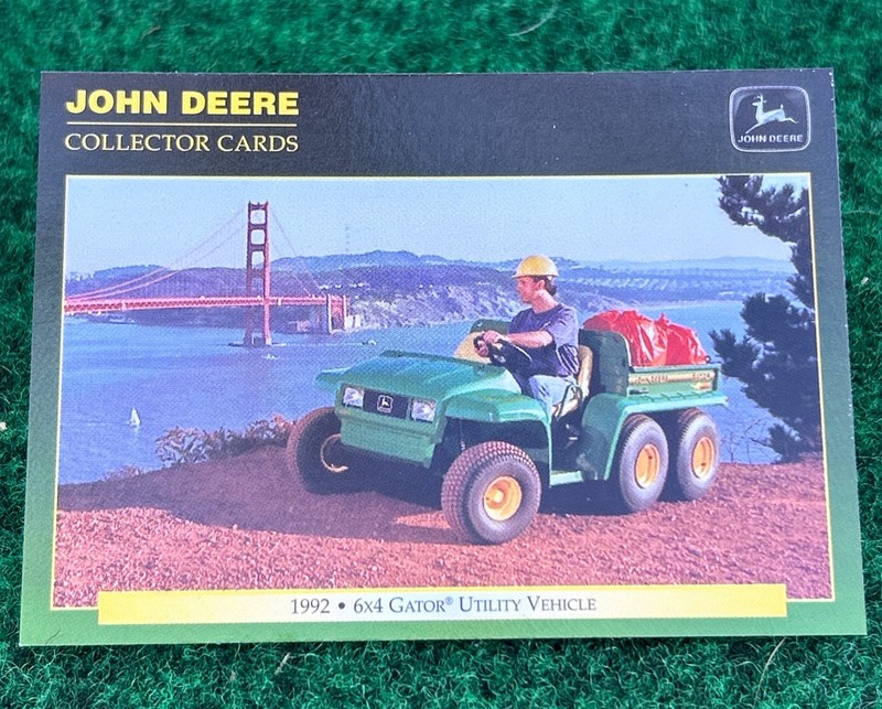 John Deere 1992 6×4 Gator Utility Vehicle 1994 Trading Card Series No. 43