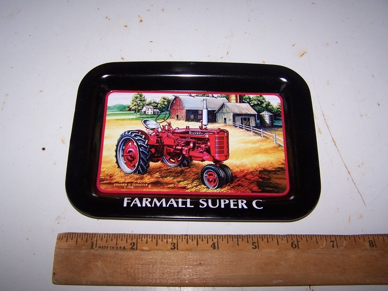 IH International Harvester FARMALL Metal Tray SUPER C Tractor