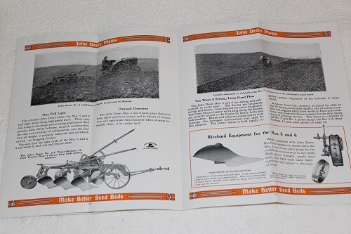 Original John Deere 5 and 6 Tractor Plows Brochure A-203-35-7 16 Pages MINT gallery