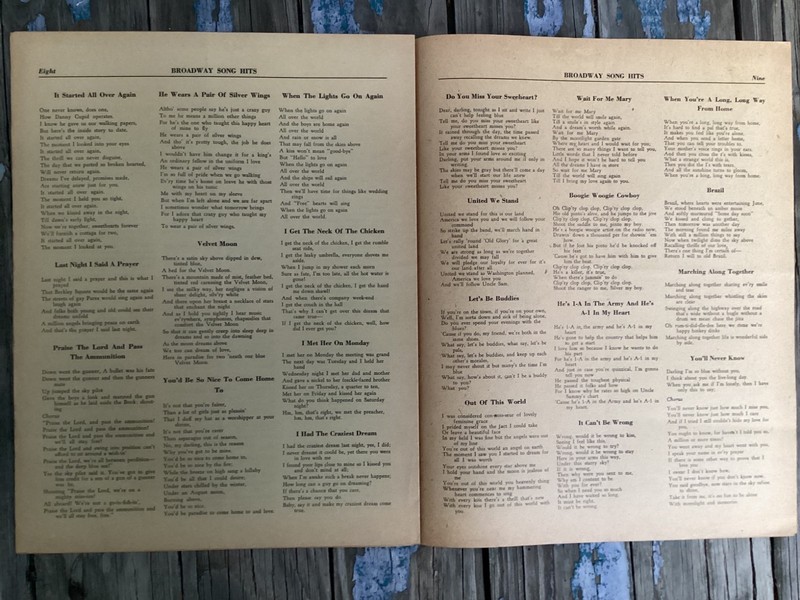 Rare Vintage Original Song Hits of Broadway Ink Spots Pistol Packin Mama 11 pgs gallery