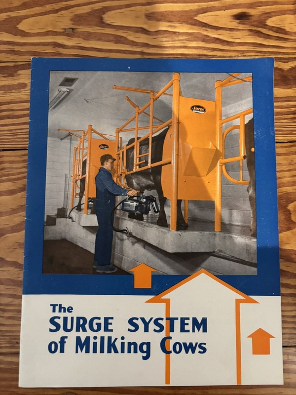 Vintage 1951 SURGE System of Milking Cows Dairy Farm Advertising PHOTO BOOKLET