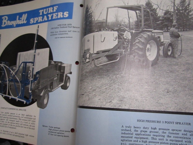 1977 BROYHILL SPRAYING & LIQUID APPLICATION EQUIPMENT 24 PAGE BROCHURE gallery