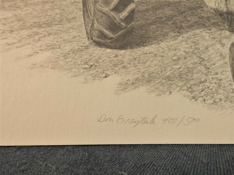 DON GREYTAK GRAPHITE PENCIL LTD ED PRINT - OLD IRON CONVENTION - SIGNED/NUMBERED gallery