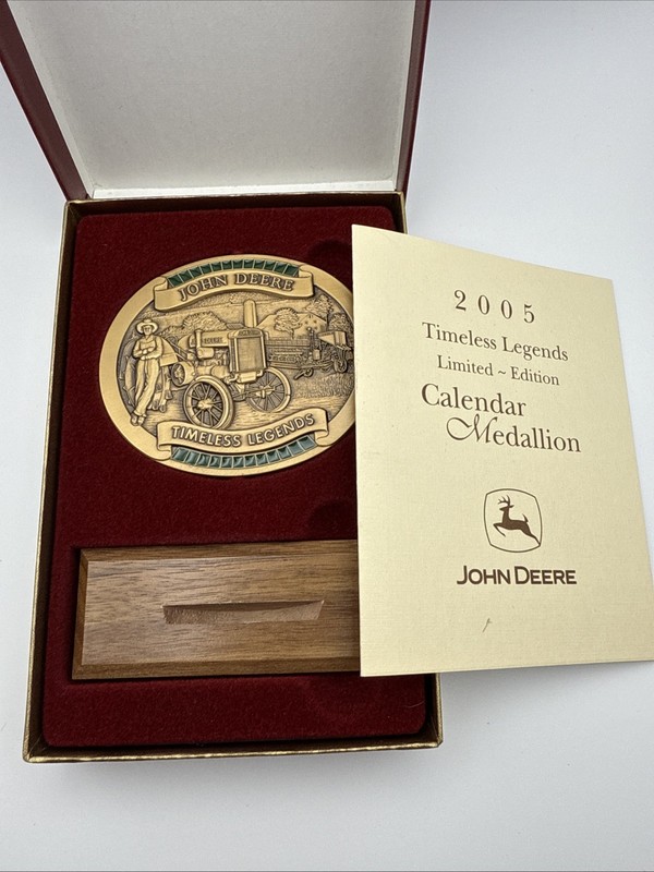 John Deere 2005 Calendar Medallion Timeless Legends Limited Edition gallery