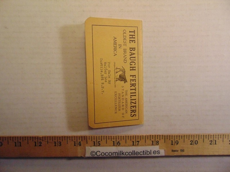Vintage 1921 Baugh's Raw Bone Manures Baugh & Son Company Memo Book gallery
