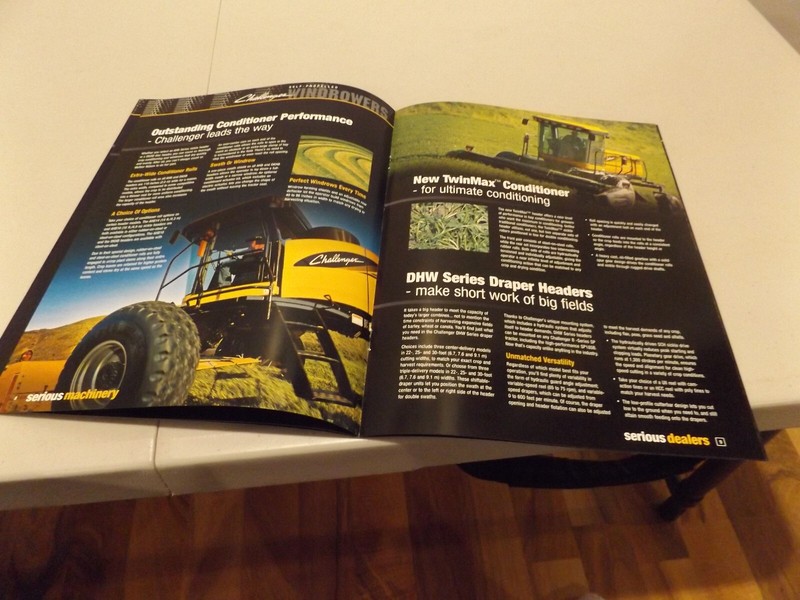 CHALLENGER SELF-PROPELLED WINDROWERS SP B SERIES 85 to 185 HP, LIT # CH04334 gallery