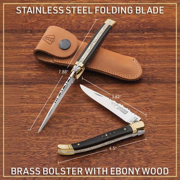 Kings County Tools Laguiole Le Fidele Pocket Knife For Men And Women - 7.9 gallery