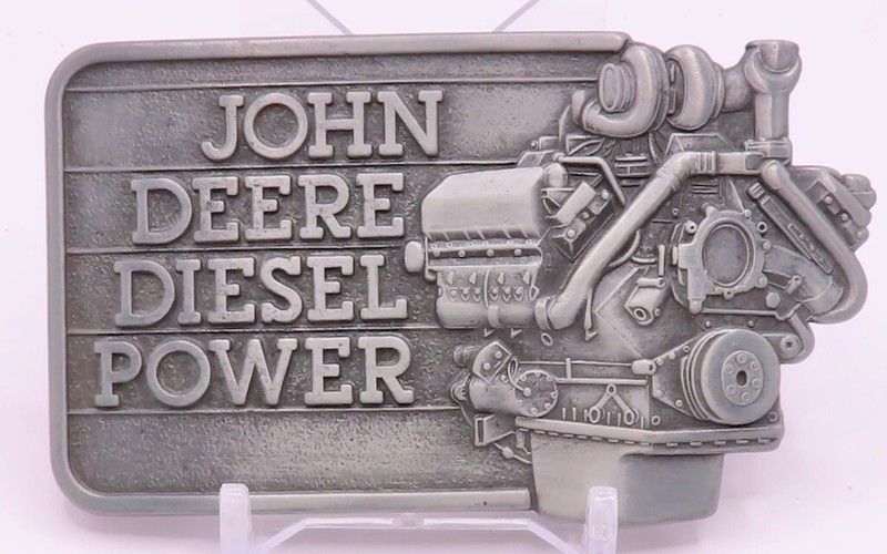 JOHN DEERE Belt Buckle ‘JOHN DEERE DIESEL POWER’
