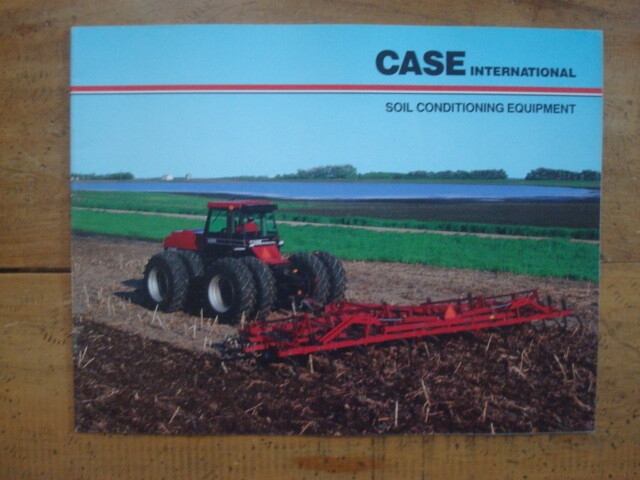 Case International Soil Conditioning Equipment Brochure Plows Cultivators Tiller