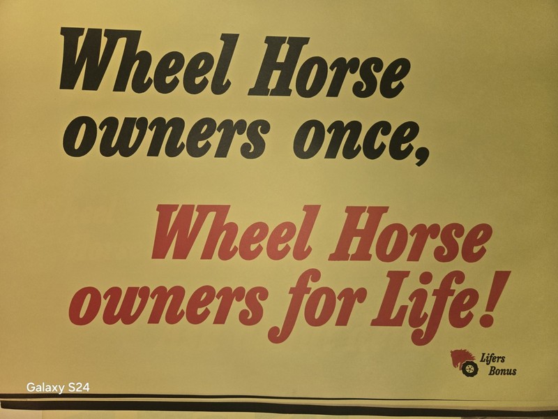 RARE LOT OF WHEEL HORSE POSTERS NOS WITH SOME AGE RELATED WEAR SEE ALL PICTURES! gallery