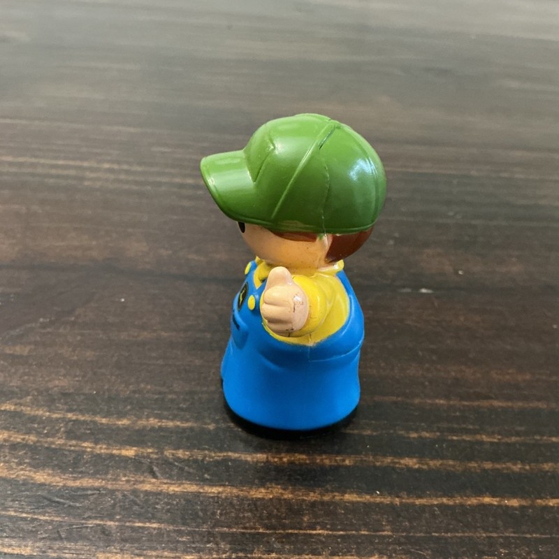 Mega Bloks John Deere Farmer Figure Blue Overalls Green Hat gallery