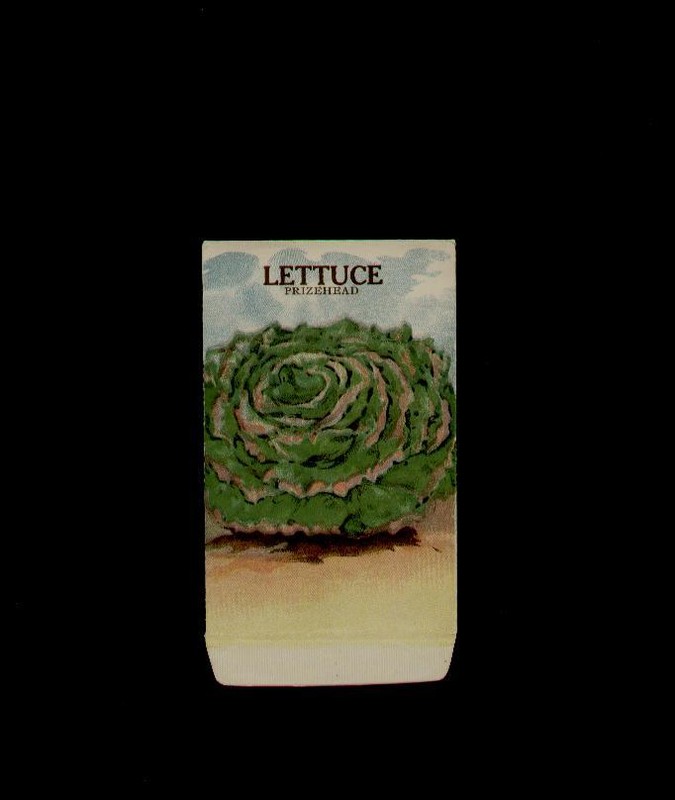 ANTIQUE 1915 LETTUCE LITHO SEED PACKET ~L@@K~A MUST SEE….