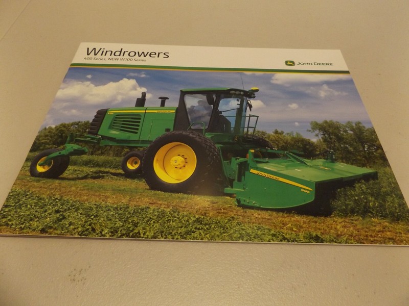 JOHN DEERE WINDROWERS 400 SERIES, NEW W100 SERIES, LIT # DSAA52600 (12-10)