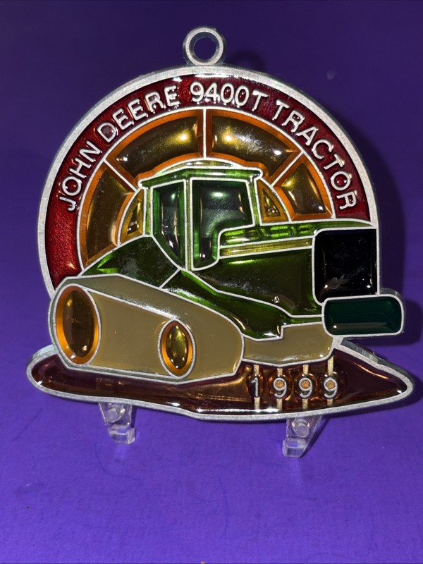 John Deere 9400T Tractor Ornament Suncatcher 1999 gallery