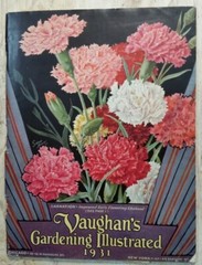 1931 Vaughn’s Gardening Illustrated Book Floral Seed Catalog Chicago IL
