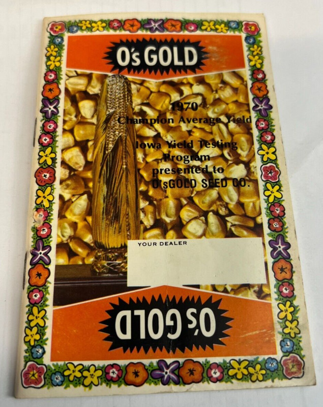 O’s Gold Seed Corn Memo Pocket Notebook Early ’70s Hawaii trip