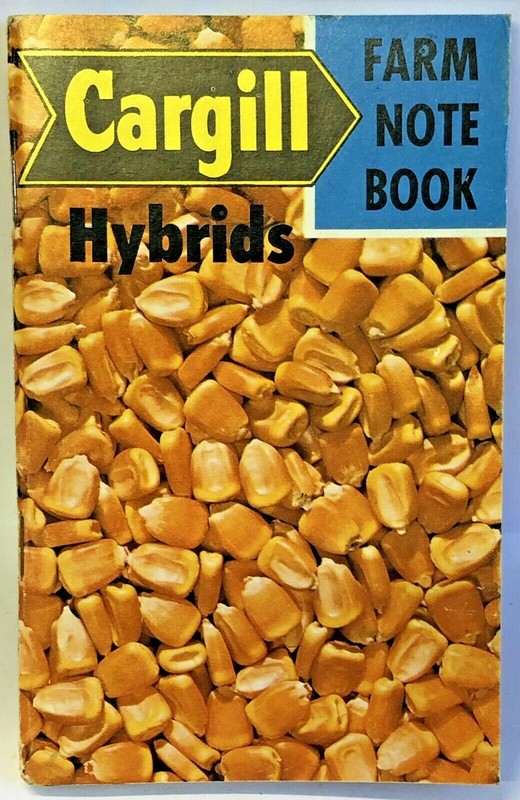 Vintage 1960 1961 1962 Cargill Seed Corn Farm Memo Notebook Advertising Book