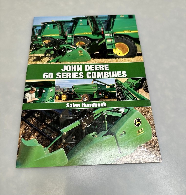 John Deere 60 Series Combine Sales Brochure Handbook