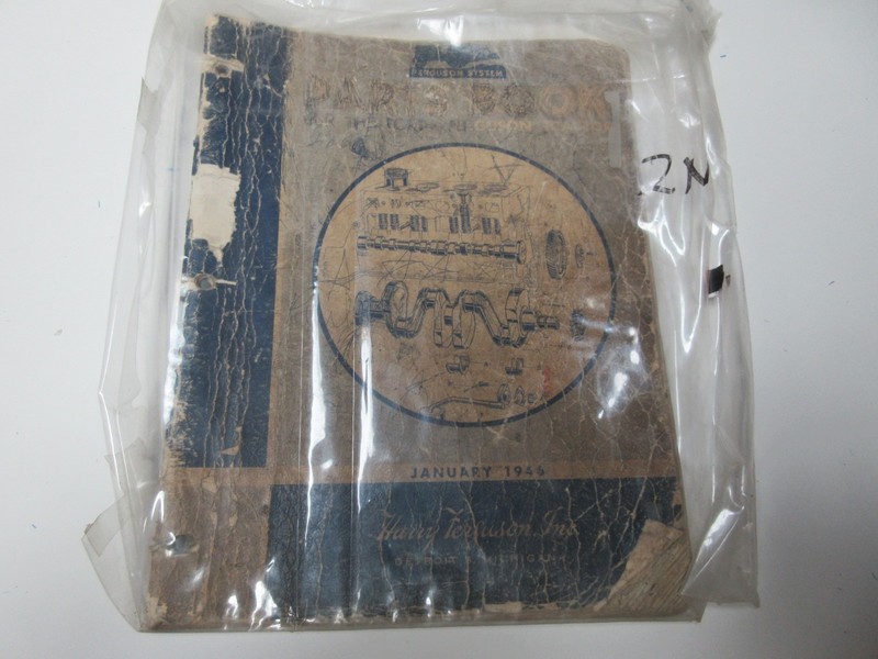 Ford 2N? Tractor Parts Manual (has wear but useable)