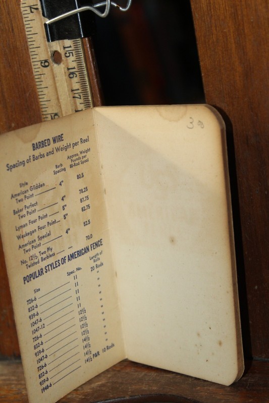 Vintage Unused Notebook USS American Fence Denniston & Partridge gallery