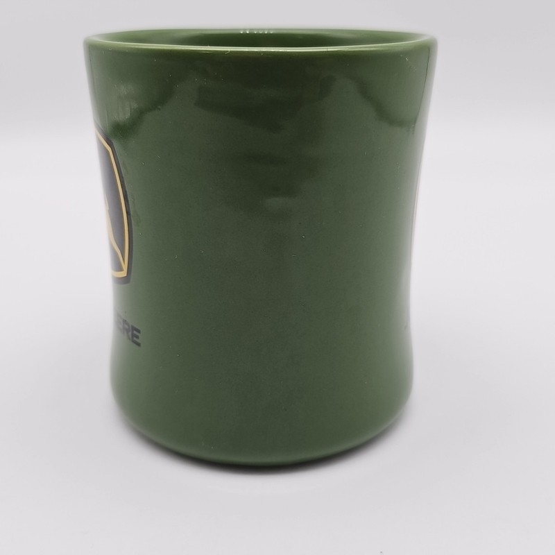 John Deere Licensed Ceramic Coffee Tea Mug Cup Heavy Duty Black Yellow Logo 10oz gallery