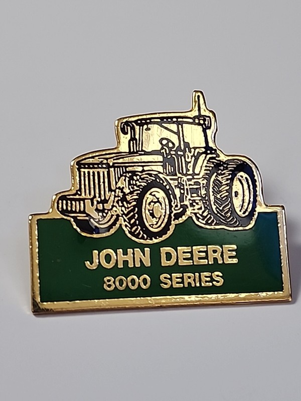 John Deere 8000 Series Lapel Pin Green Black & Gold Colors Farming Equipment gallery