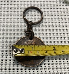 Vintage Abraham Lincoln Penny Keychain, Lincoln’s Home Coin, Lincoln 1964 pennie