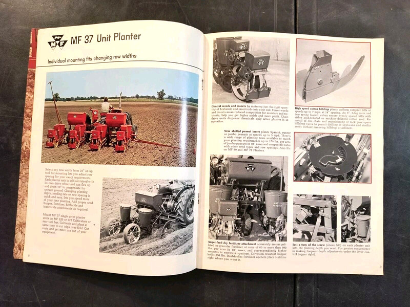 1967 Massey Ferguson Planter Dealer Sales Brochure Manual Catalog gallery