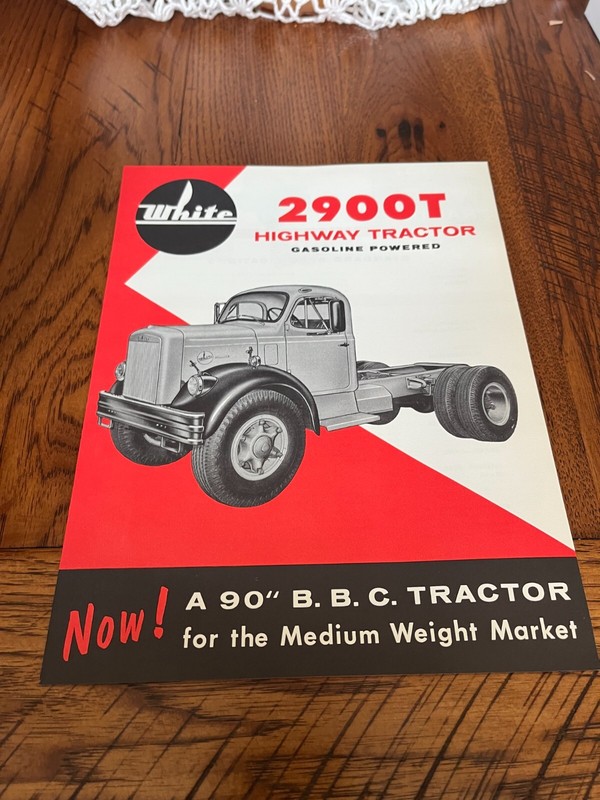 White 2900T Gasoline Powered Truck Brochure SMPA