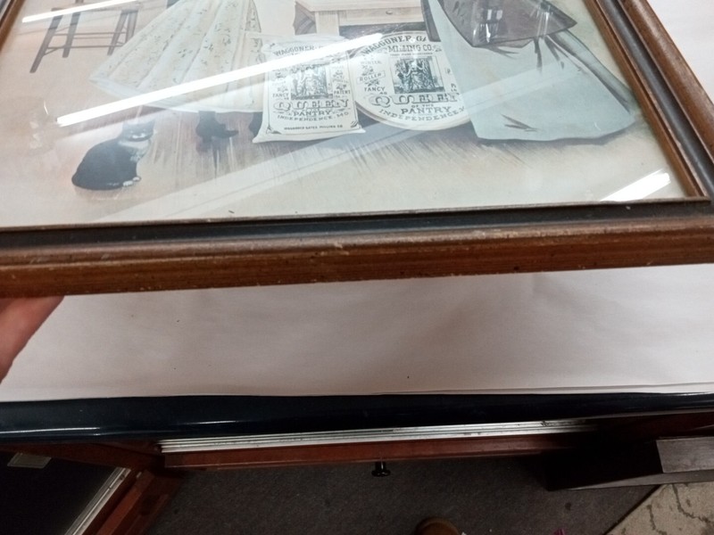Vintage Framed Waggoner-Gates Milling Co. Advertisement Independence, MO gallery
