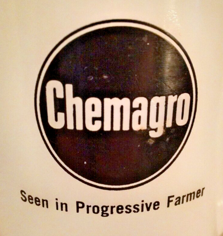 CHEMAGRO MUG WHITE MILK GLASS STEMMED GOBLET SEEN IN PROGRESSIVE FARMER CUP. gallery