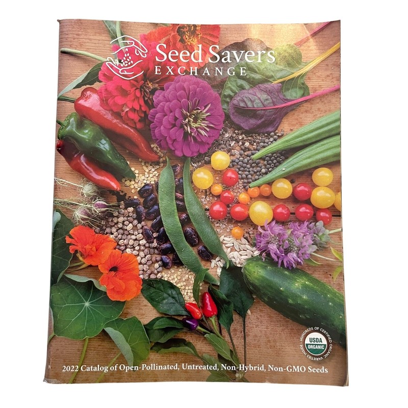 Seed Savers Exchange Organic 2022 Non-GMO Seed Catalog USDA u