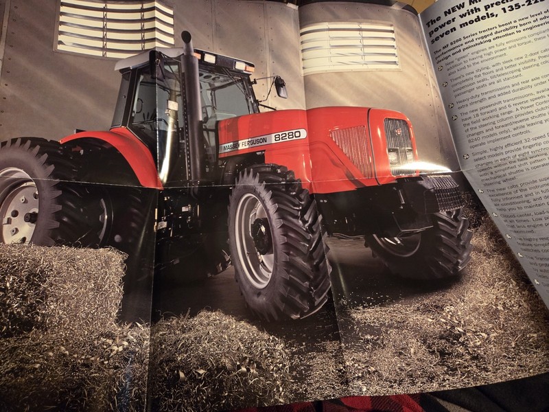 Massey-Ferguson M-F 8200 Series Tractor Brochure 8220 8280 8270 8260 8250 8245 gallery