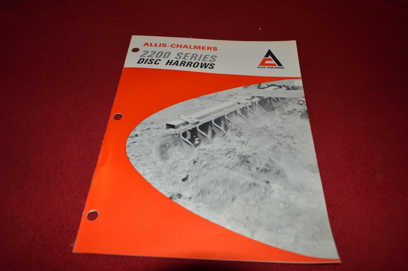 Allis Chalmers 2200 Series Disk Harrows Dealer’s Brochure DCPA