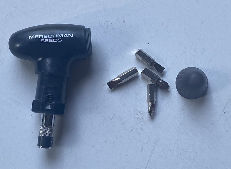 VINTAGE Tool Screwdriver Fertilizer, Merschman Soybean Seed, Metal (2O) gallery