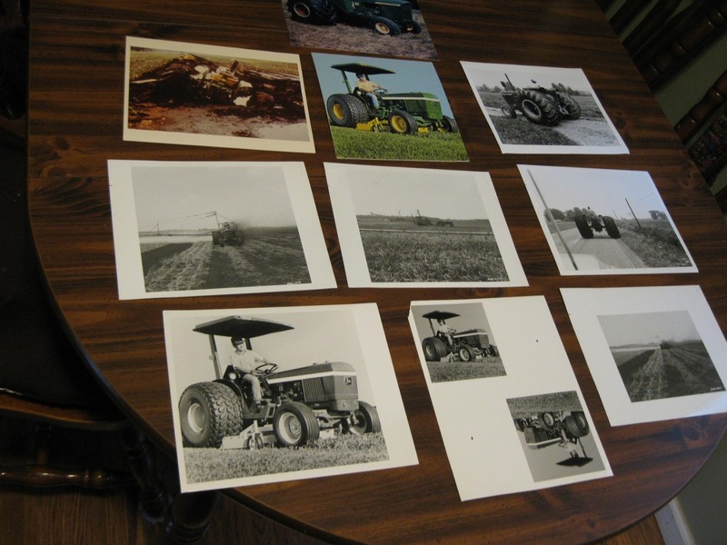 Vintage Lot (10) 1960-00s John Deere BIG TIRE Tractor Photos
